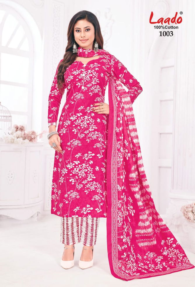 Princess Vol 1 By Laado Printed Pure Cotton Dress Material Suppliers In India